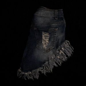 Women flared bottom shorts
